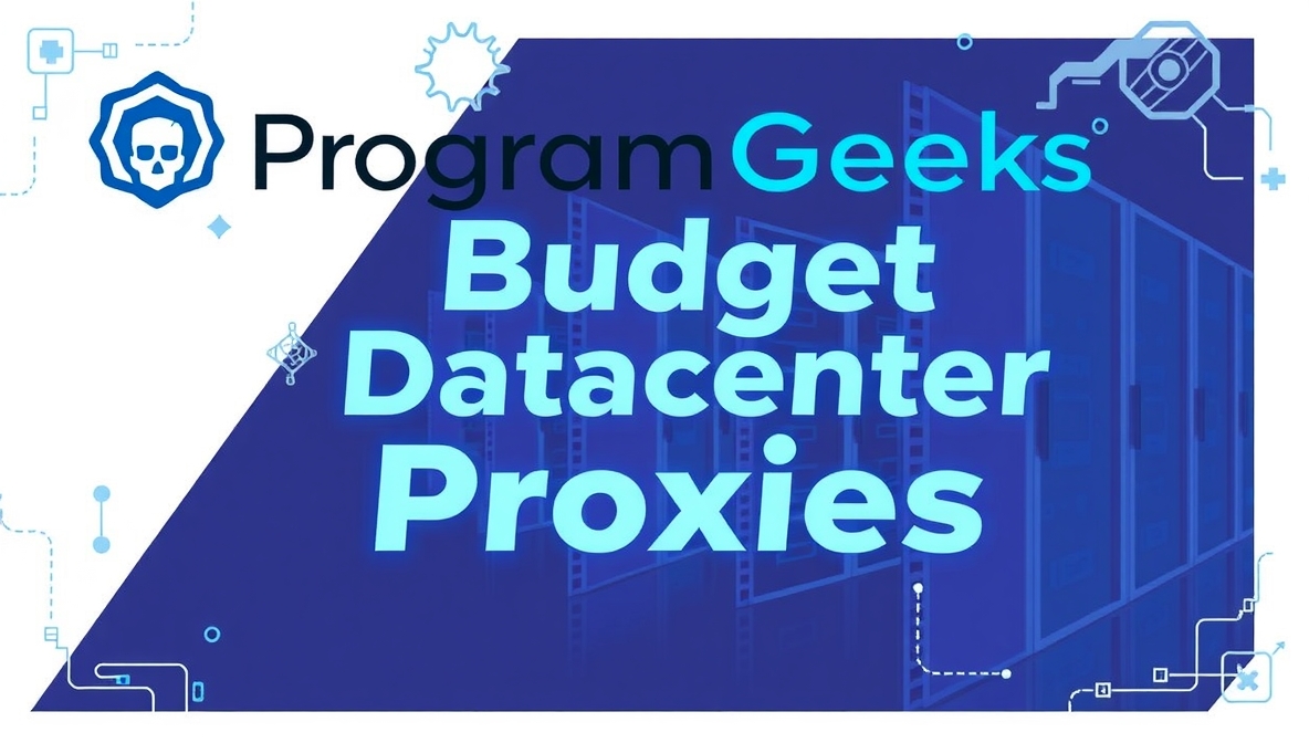 Budget datacenter proxies programgeeks