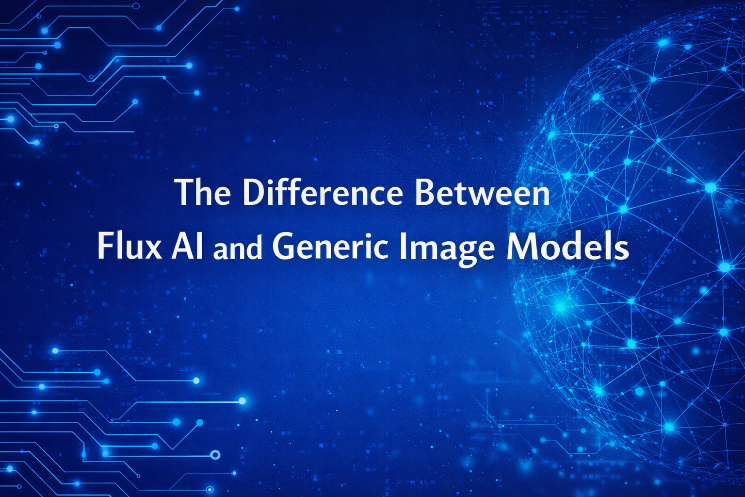The Difference Between Flux AI and Generic Image Models