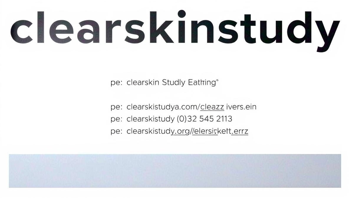 clearskinstudy emails addresses