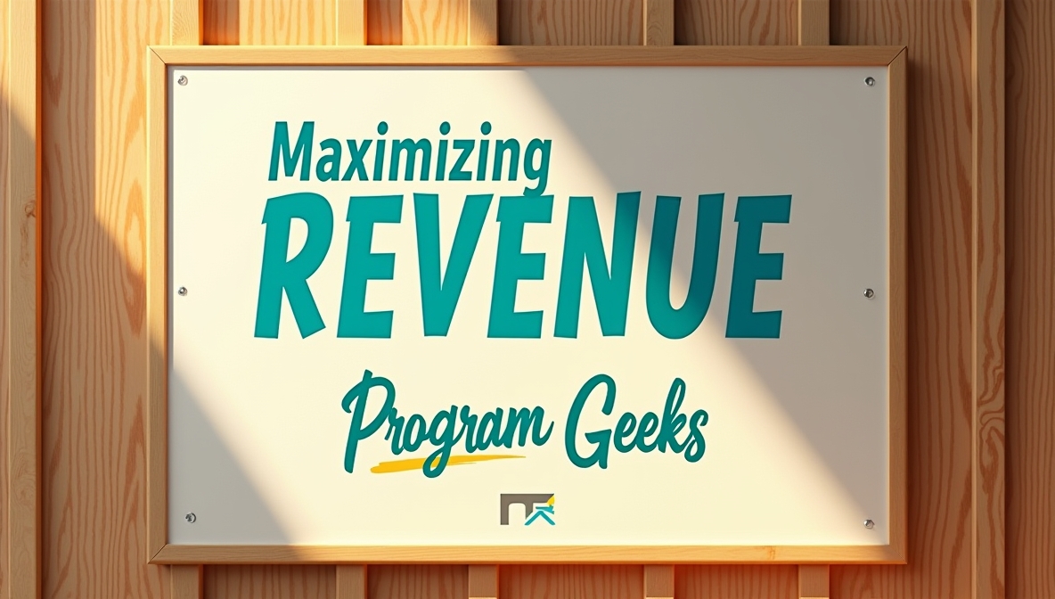 maximising revenue advanced analytics programgeeks​